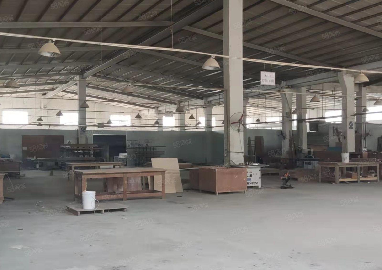 惠阳新圩长布4000平方独院钢构厂房出租 现成家私环保设备