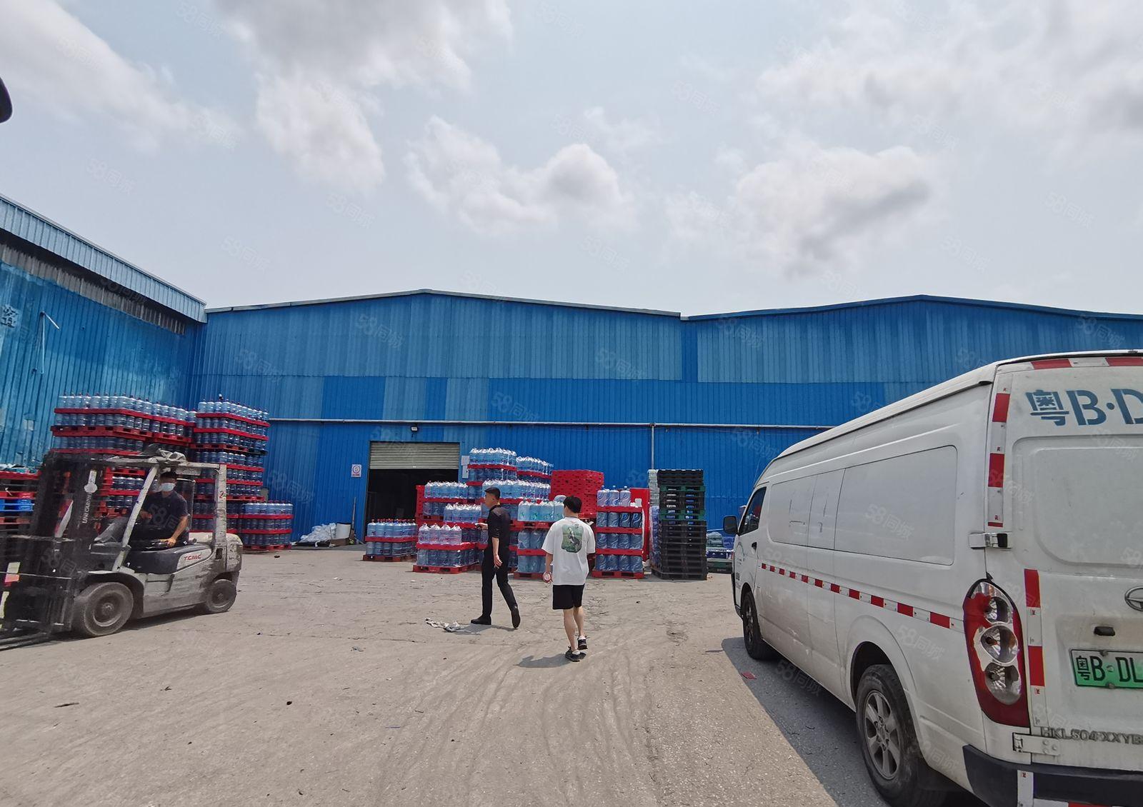 新墟花边岭工业区1400平独栋红本钢构厂房出租可分租可办环评