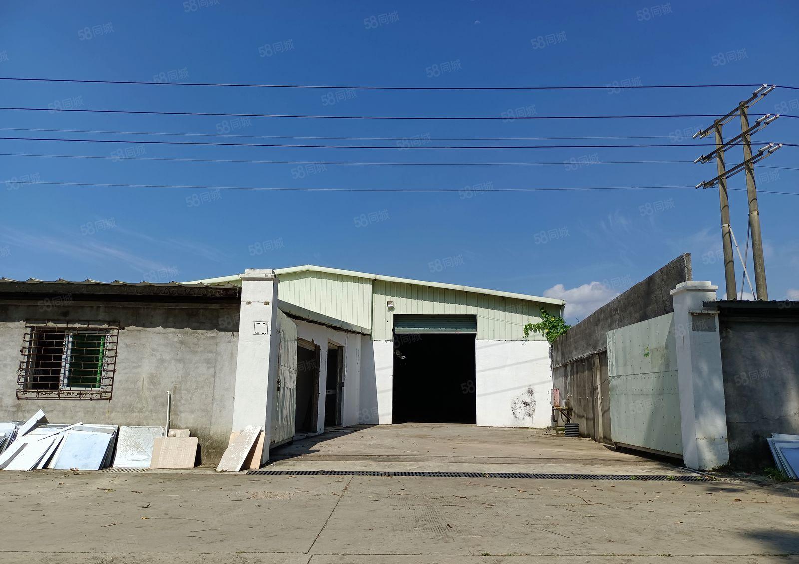 可做污染行业1000平独院钢构厂房招租！证件齐全，周边无居民