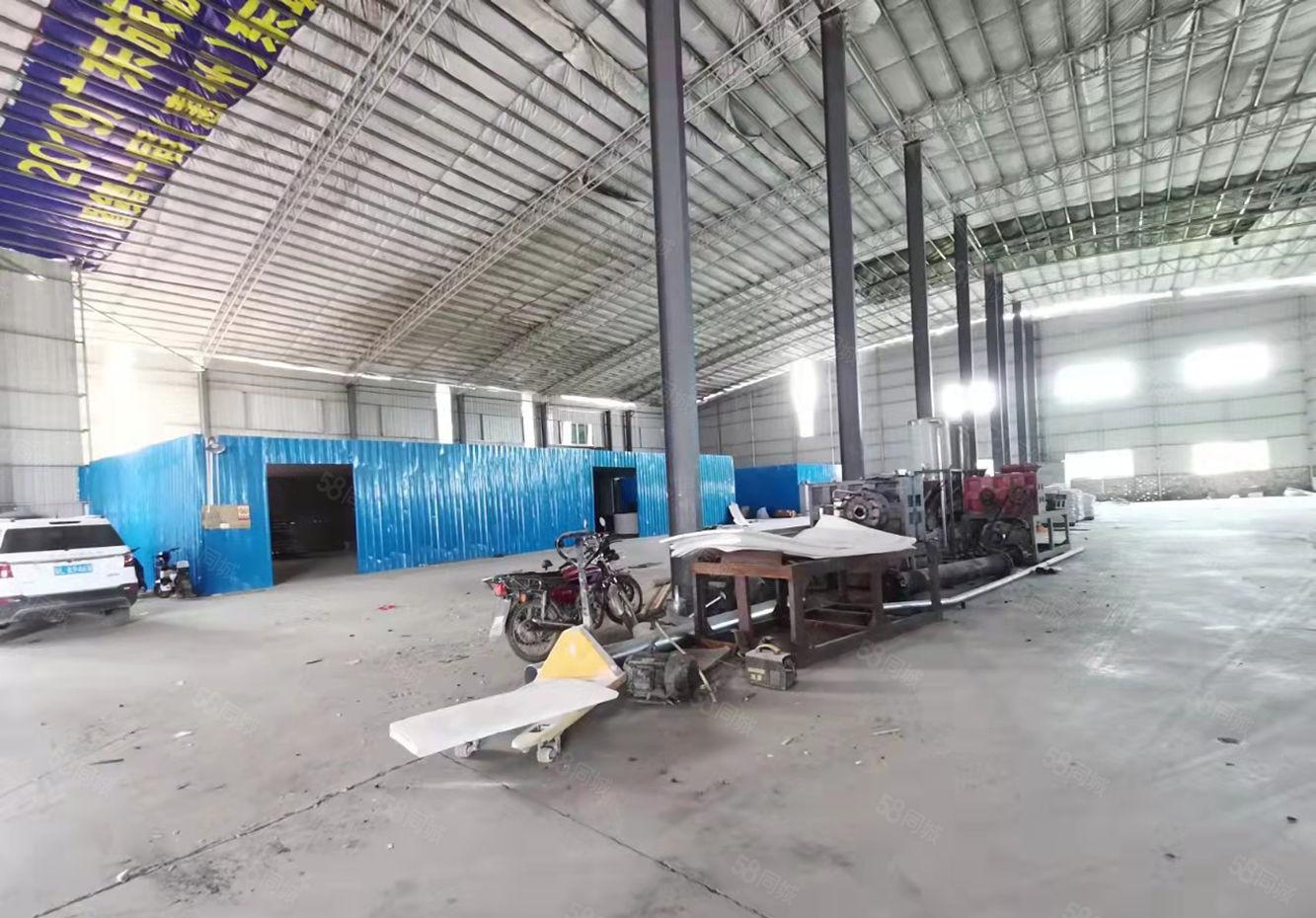 11元滴水8m钢构厂房。500起分租，破碎，颗粒无限制行业