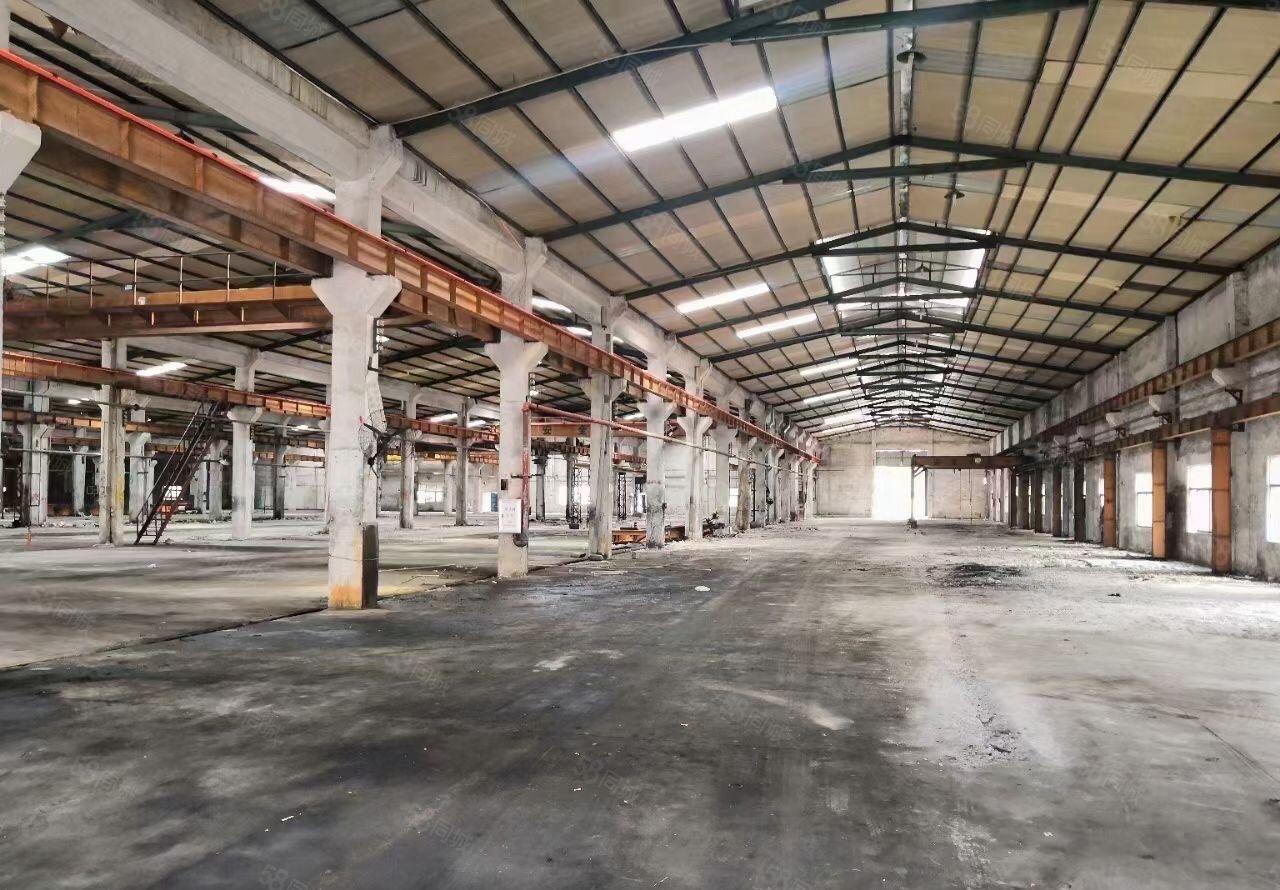 高速口砖墙到顶独院钢构重型工业厂房现成行车10吨空地大