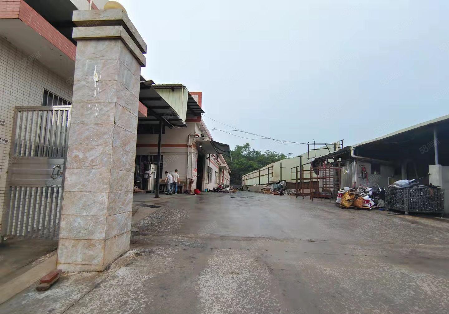 惠阳新圩塘吓独院砖墙到顶钢构厂房3500平出租500平起分。