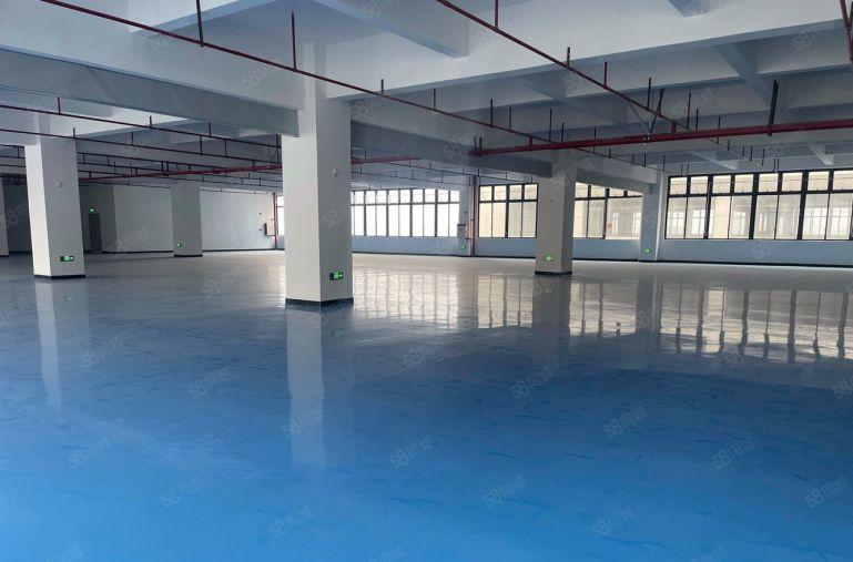 新圩塘吓工业区新出楼上单层面积2000平现成装修厂房低价出租