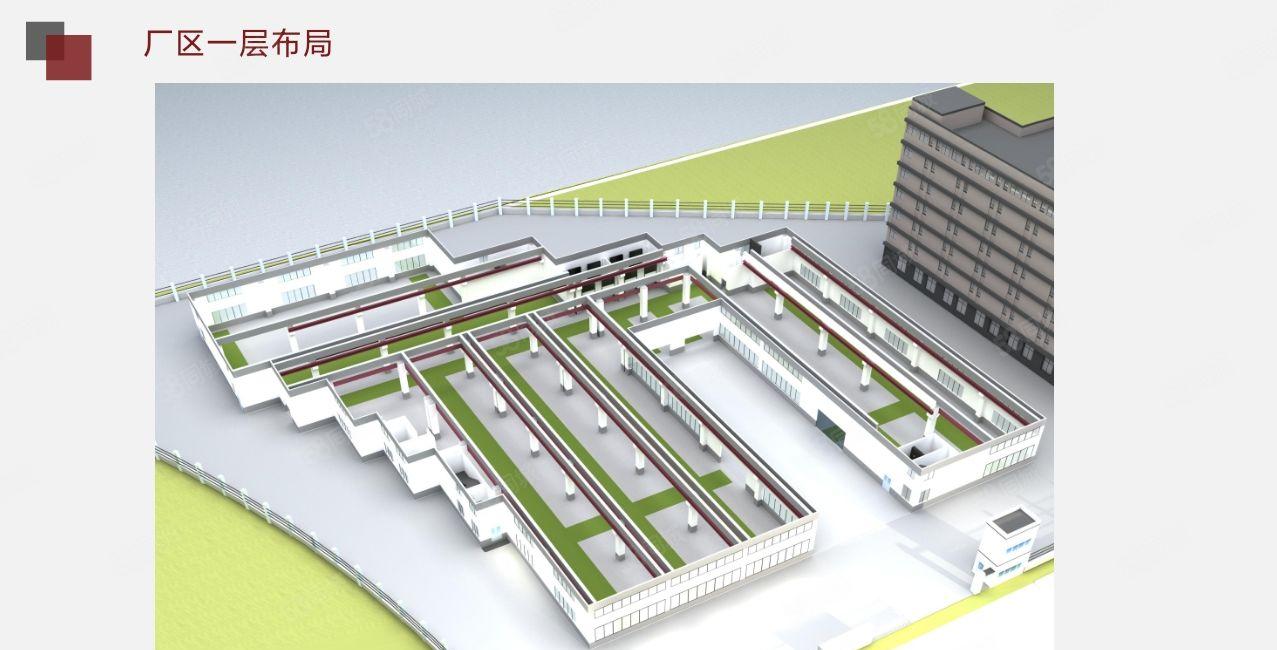 （淡水工业园1.2.3楼带牛角）原房东厂房出租5万平米。