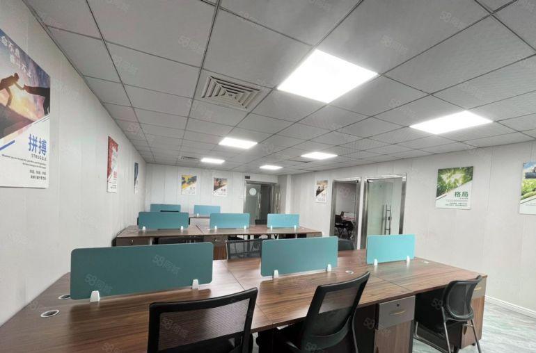 淡水中心区全新豪华装修带全新办公家具出租。