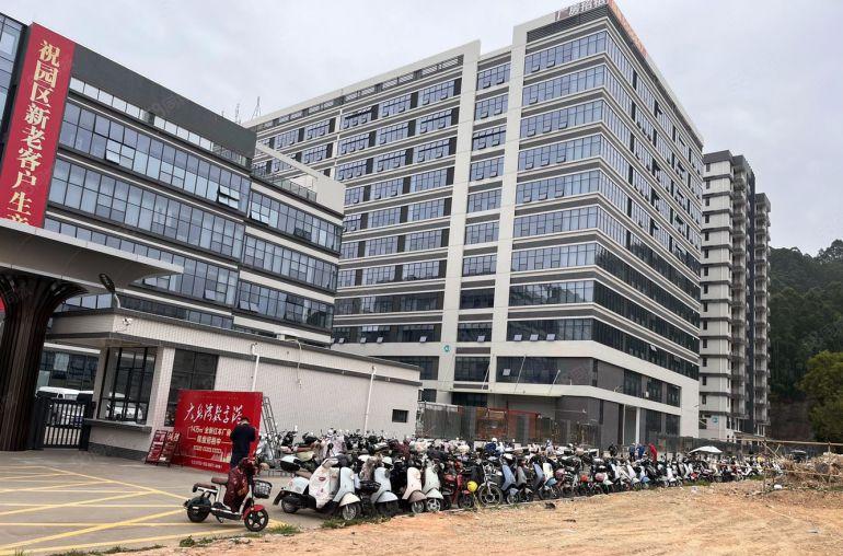 大亚湾西区高端全新厂房出租，十元起，全新玻璃外墙带现成地坪漆