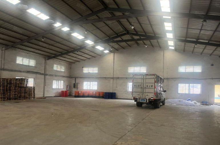 原房东独门独院滴水7米的单一层钢构厂房实际面积出租门口空地大