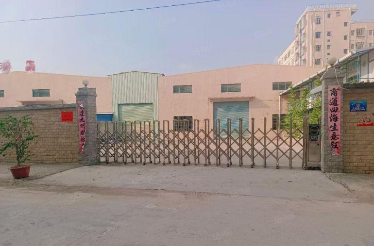 原房东独门独院带航车钢构厂房出租 带大空地 砖墙到顶单一层