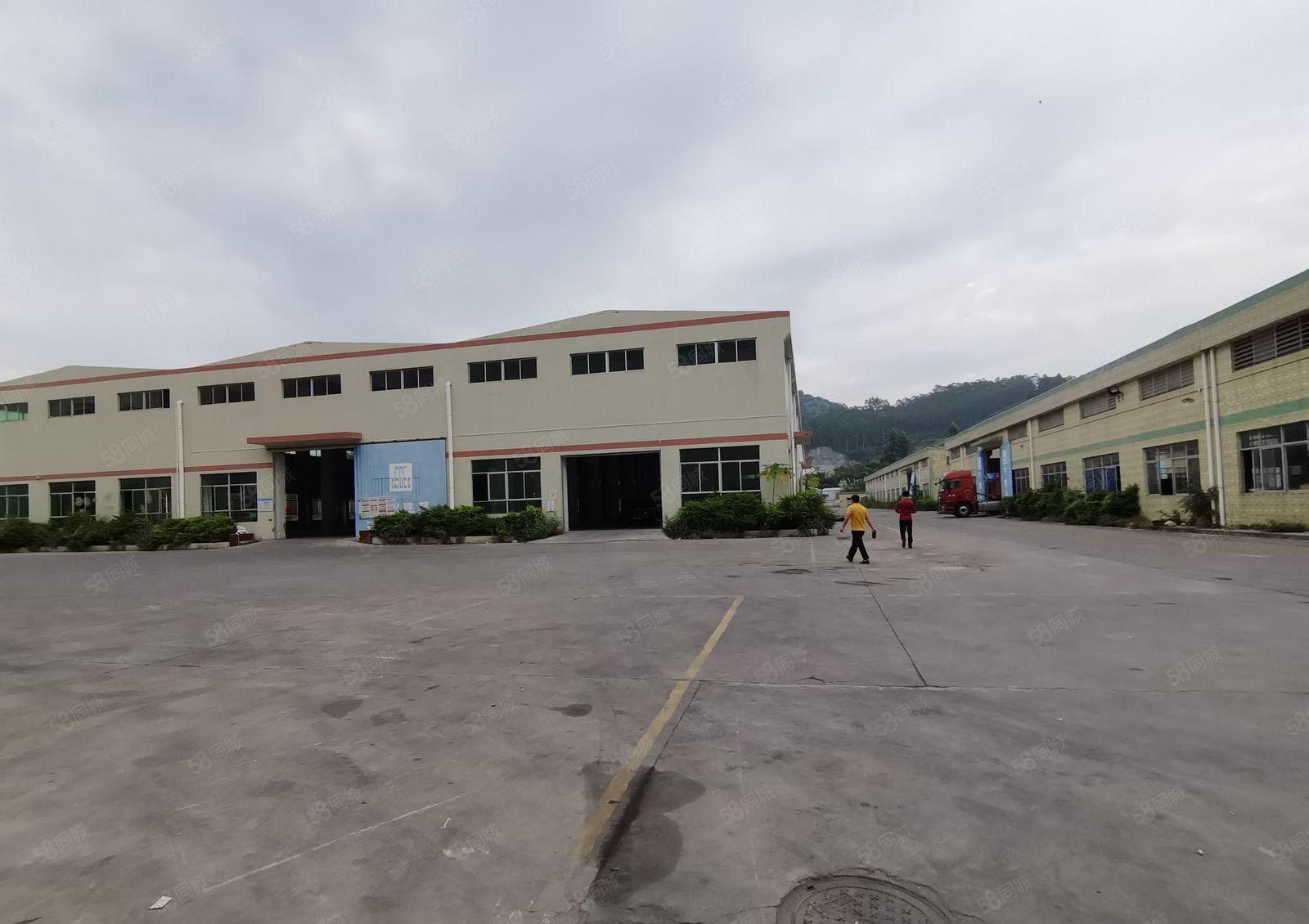 博罗石湾科技园独院2万平9米高厂房低价出租空地大可仓库分租