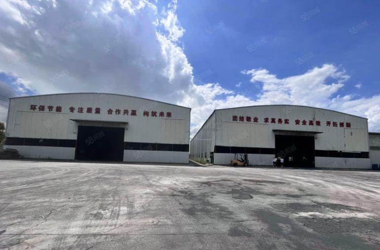 圆洲单一层钢构13米高厂房仓库，硬化空地1万平，租金10元