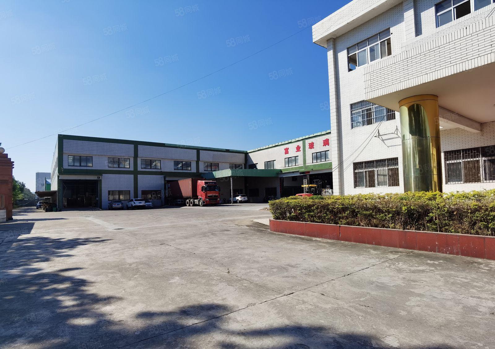 博罗县园洲镇下南村21000平米单一层钢构滴水9米红本厂房