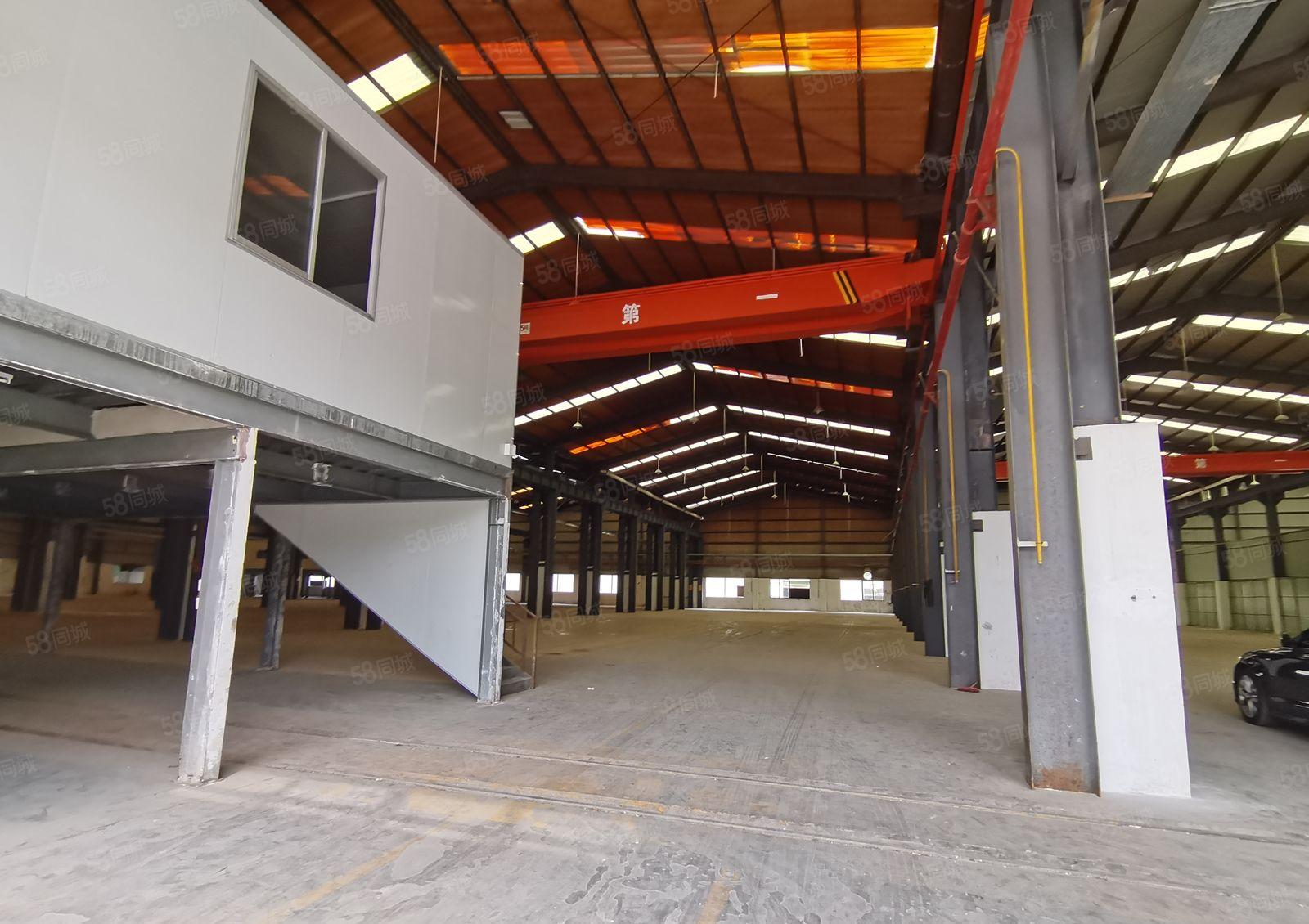 5百平起分租，博罗龙庭工业区原房东3万平独院钢构仓库厂房出租