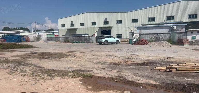 独院厂房出租滴水10米可做抽粒破碎空地4000方全部硬化