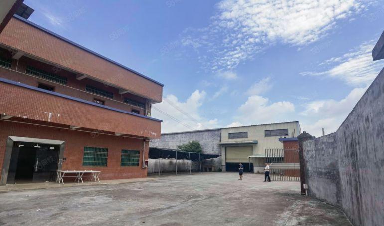 园洲镇独门独院单一层仓库厂房低价出租，周边无居民交通便利