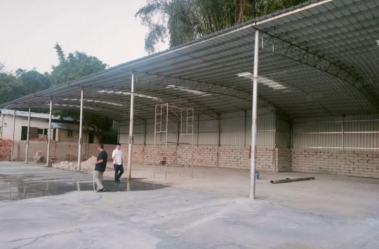 园洲独门独院钢构加空地2000平方铁皮约1000平方证件齐全