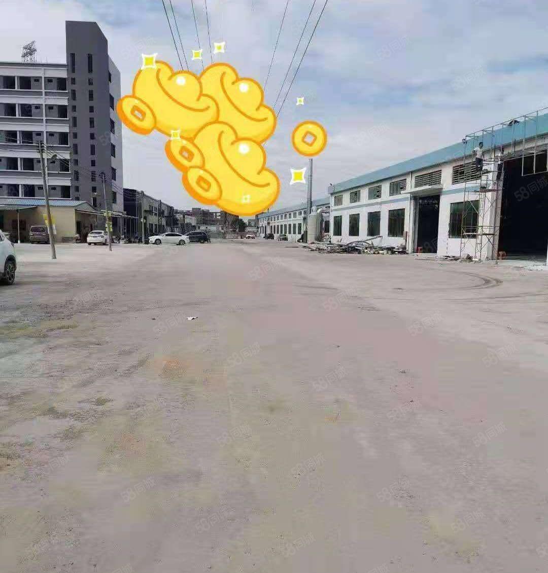 石湾钢钩中间无柱子空地大1800方厂房出租，格局方正实用