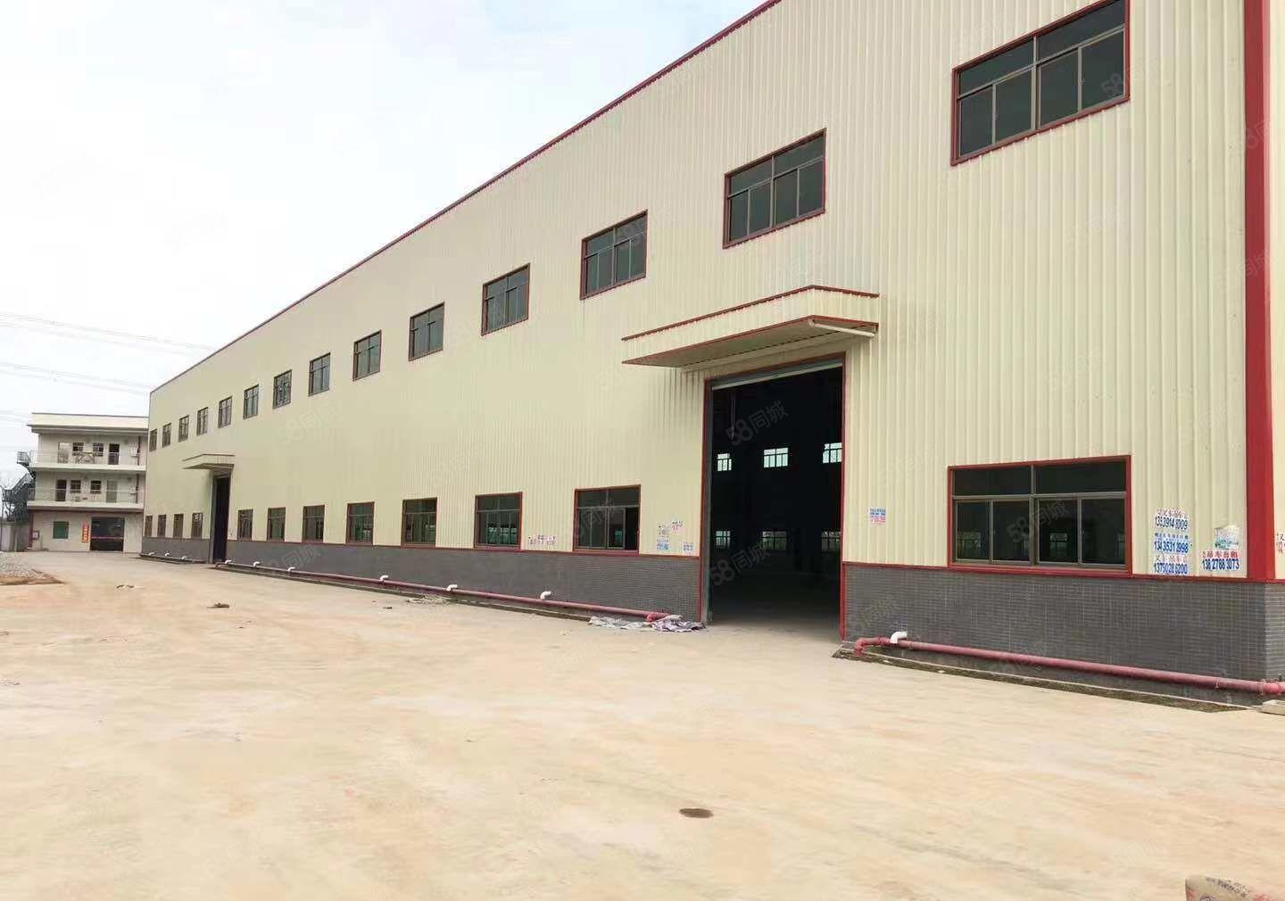 惠州市博罗县园洲镇，钢结构厂房出租，滴水9米证件齐备可办环评