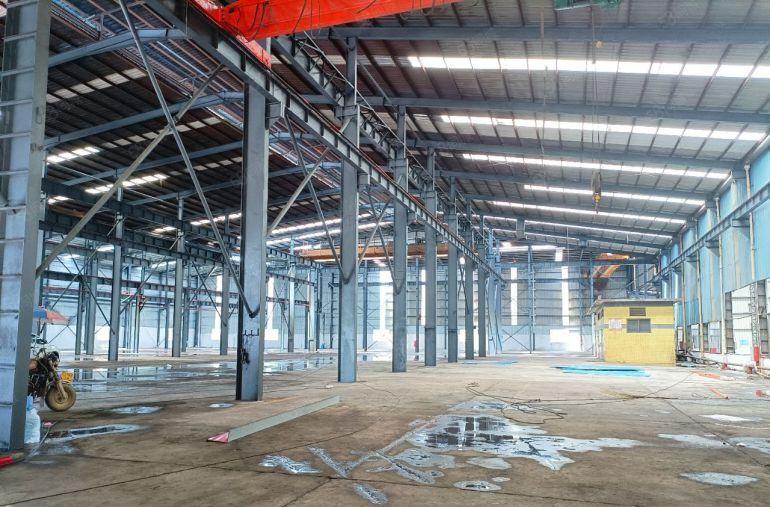 园洲独院单一层厂房3000平米，带20吨航车