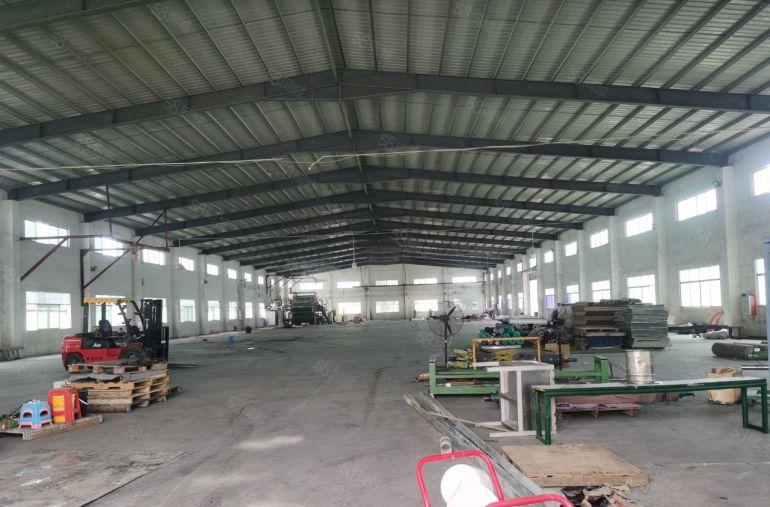 工业区砖墙到顶单一层独院原涂布厂滴水9米中间无柱子