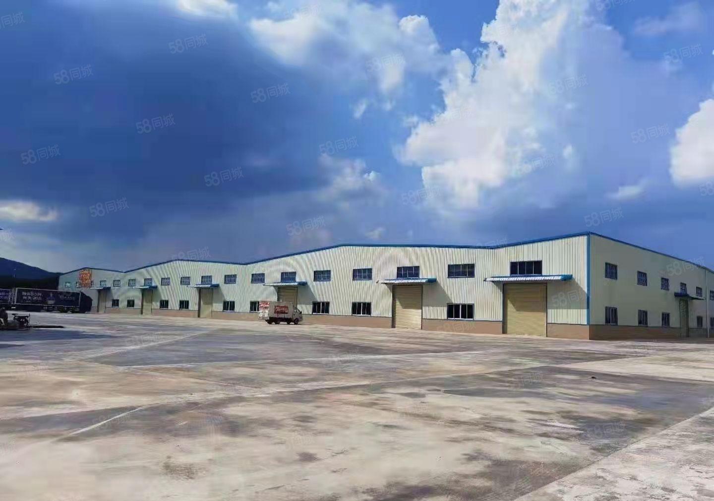 博罗县占地6万方建筑4万方钢结构厂房出租，国土证，工业用地！