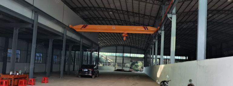 园洲镇独门独院厂房出租滴水9米现成行车水电过户电价格超低，