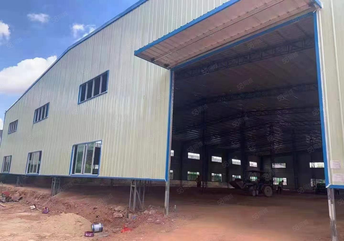 园洲镇单一层2000平独栋钢结构滴水8米证件齐可以进货柜车。