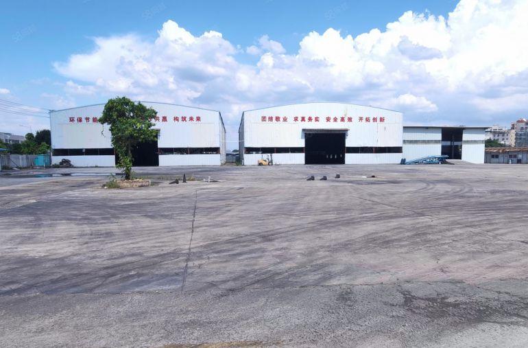 园洲原房东单一层独院7300平带14000平空地厂房出租