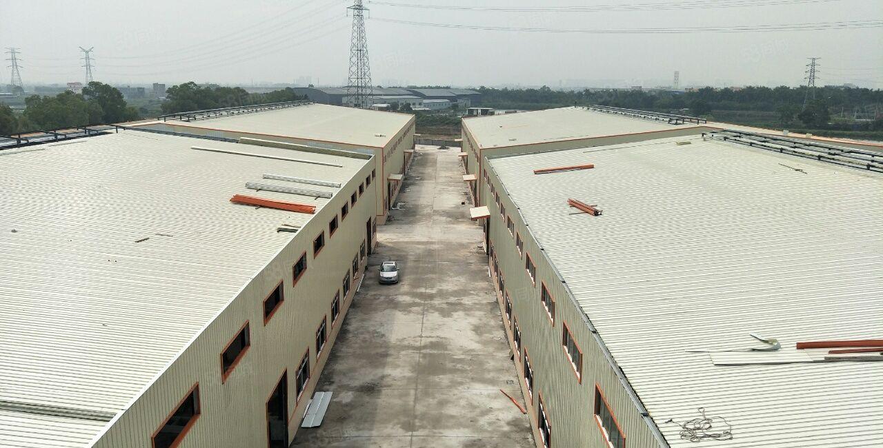 单一层全新钢构厂房出租！