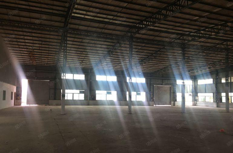 博罗园洲铁杨工业区高8米原房东红本独院钢构厂房出租大小可分租