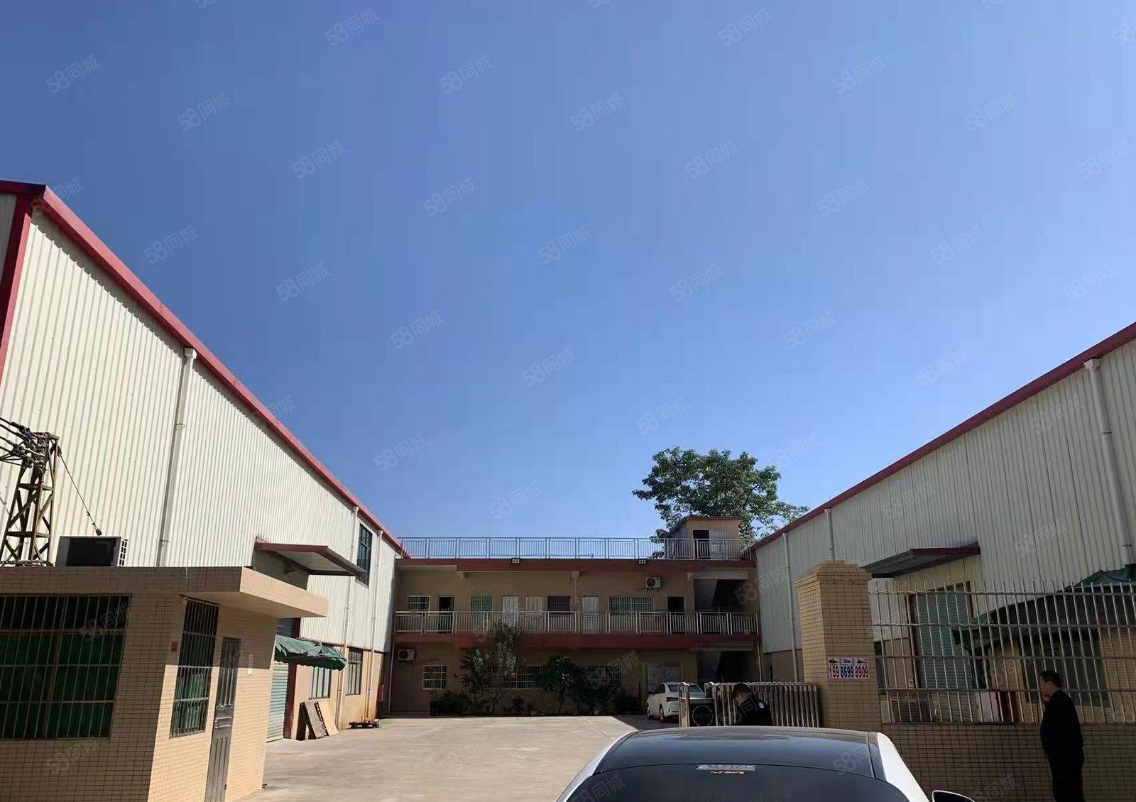 圆洲独院钢构厂房3500方，滴水9米，电大对公，可办环评