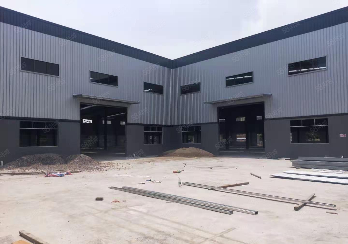 园洲镇独门独院厂房总面积12000方钢构，滴水9.5米