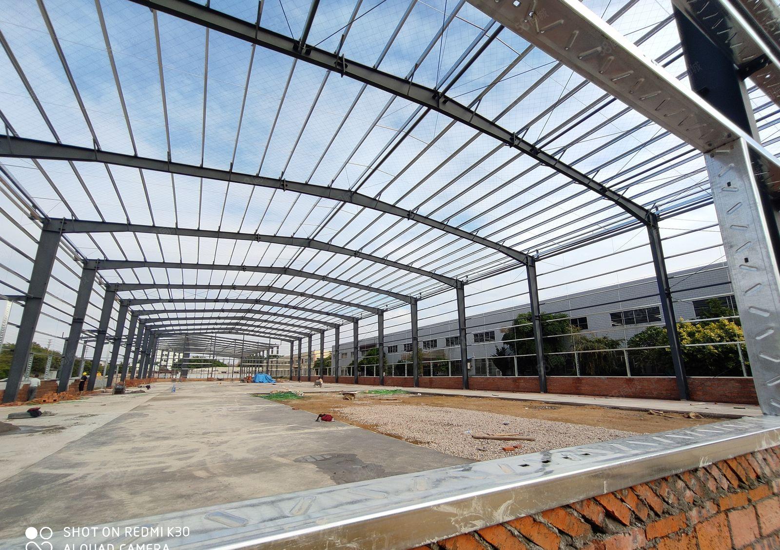 全新钢构厂房，水电按需，有天然气，证件齐全。