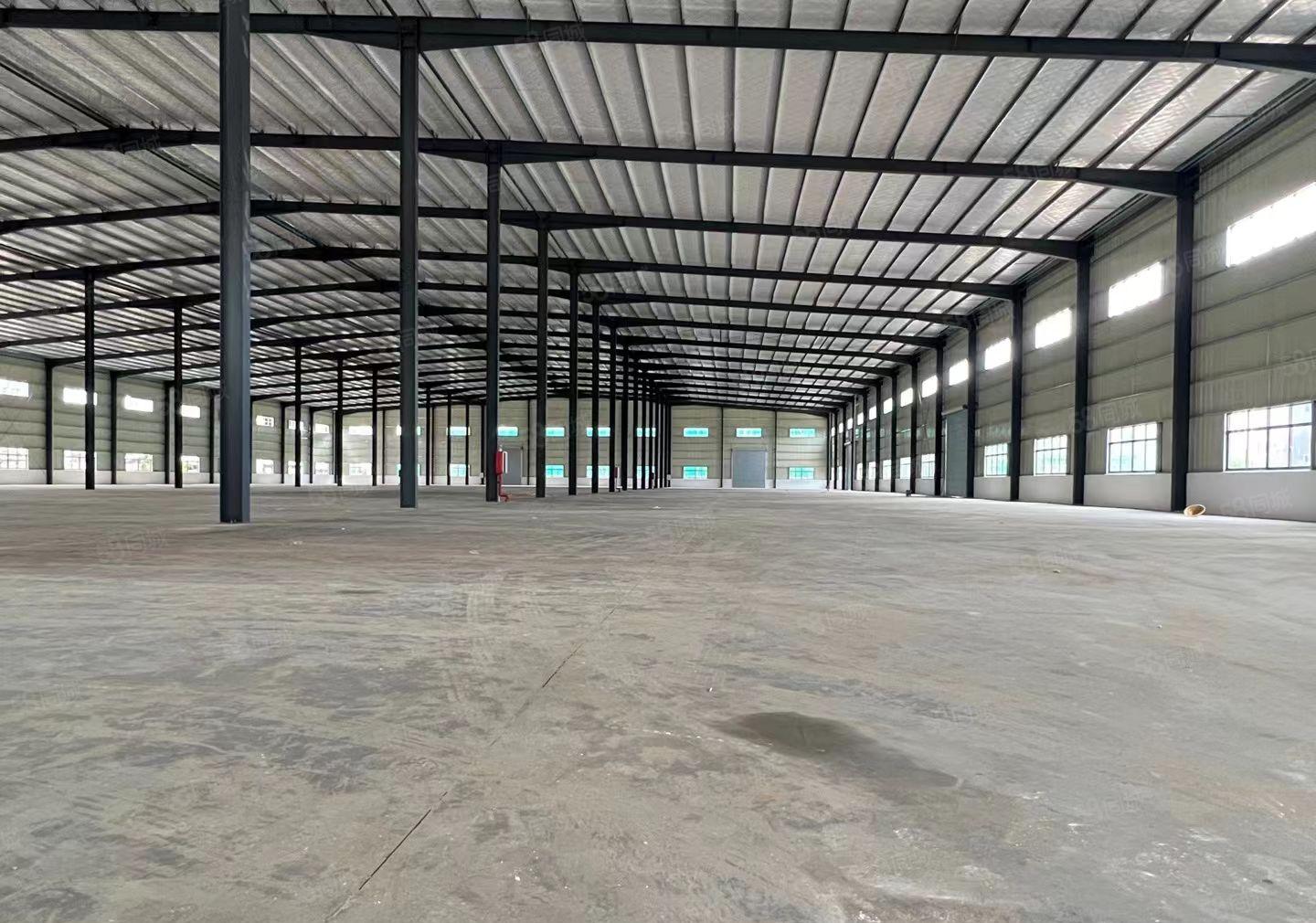 博罗泰美国道高12米单一层约7980平方全新钢构厂房招租可分