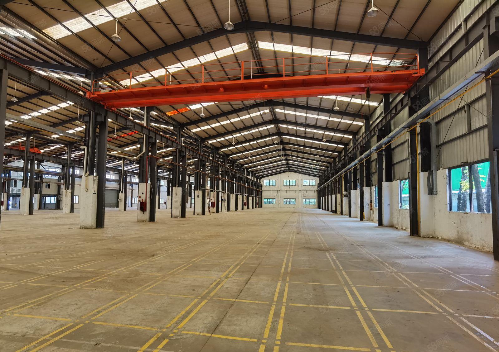 博罗县园洲镇下南村21000平米单一层钢构滴水9米红本厂房