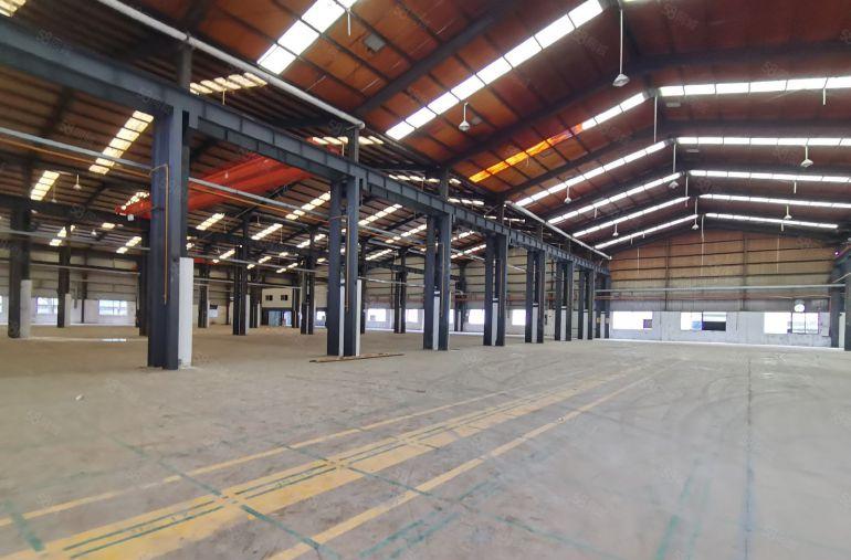 园洲康胜工业园附近带办公室单一层原房东红本钢构厂房出租可分租