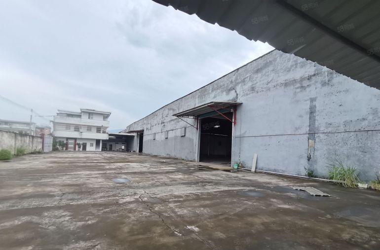 8块博罗独门独院钢结构厂房3600平出租滴水8米空地大可分租