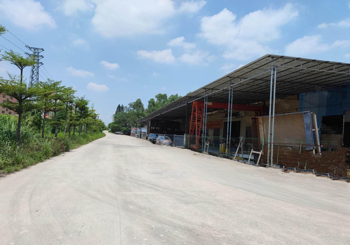 圆洲单一层滴水10米钢构厂房出租9000平2000平起分