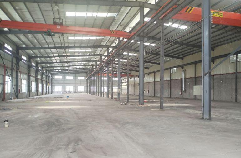 博罗福田现成行车厂房5000平方独院出租，滴水9米，可办环评