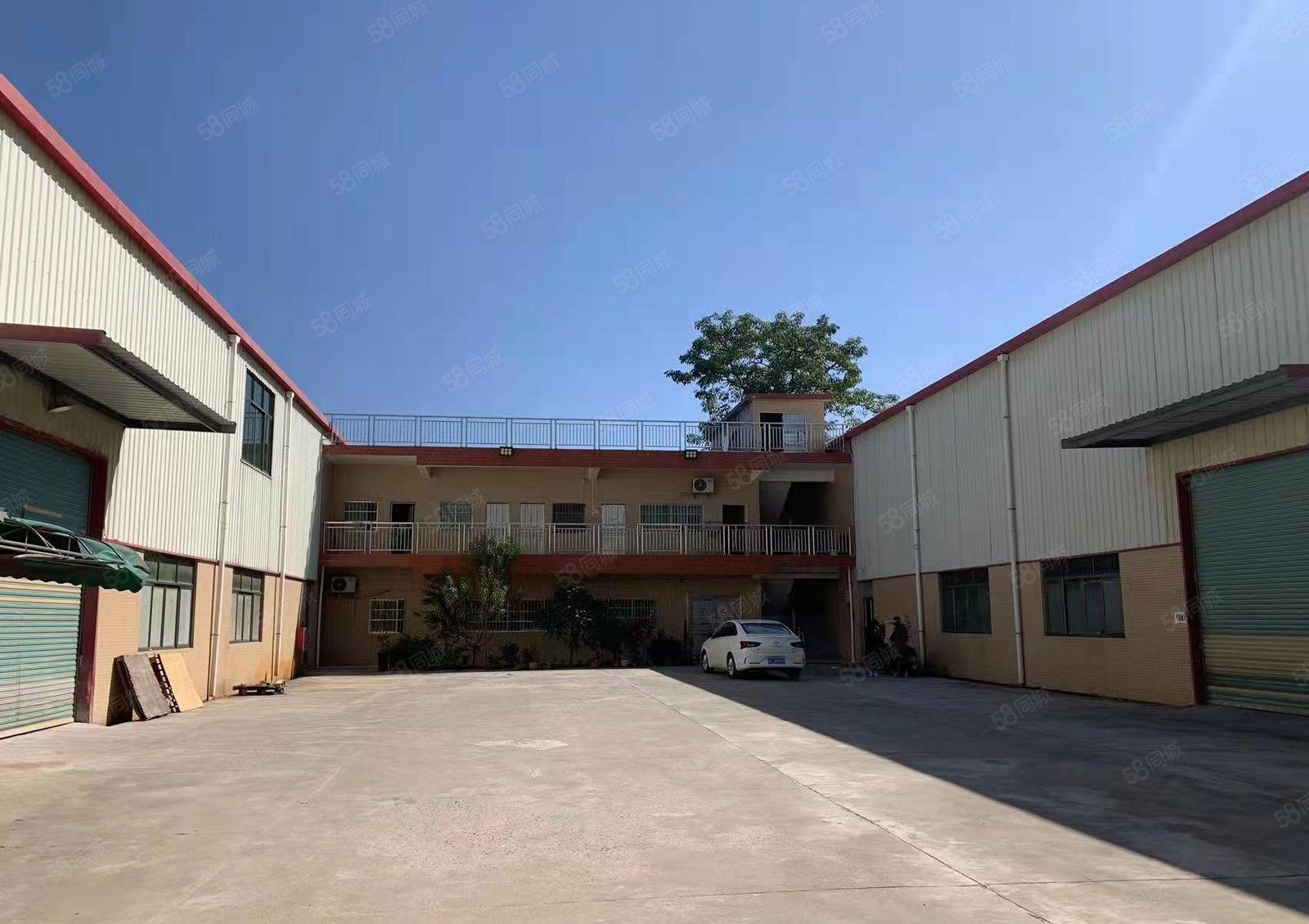 圆洲独院钢构厂房3500方，滴水9米，电大对公，可办环评