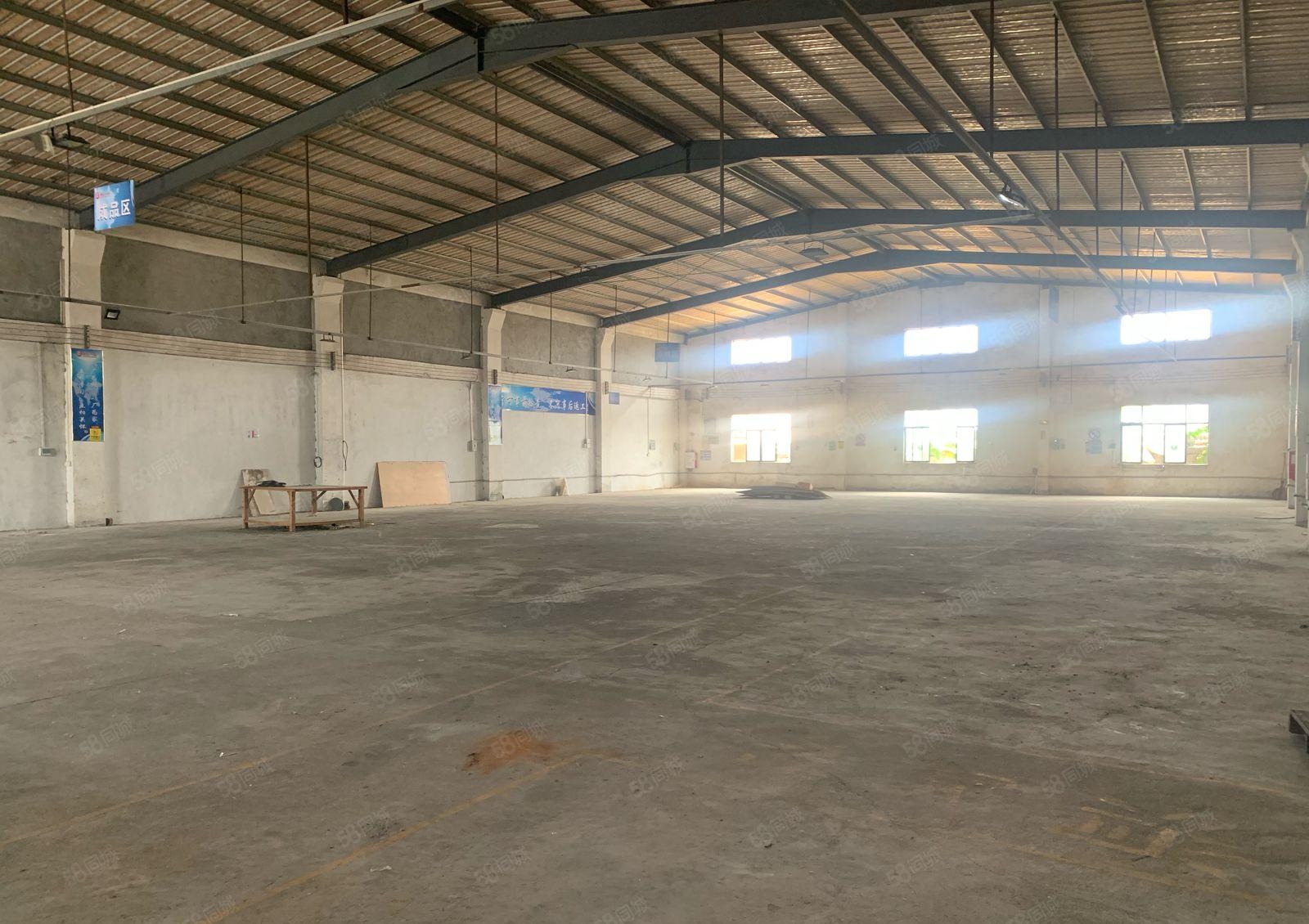 平山民营工业区一楼钢构厂房600平米(可以分租)价格低