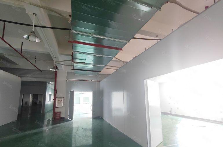 陈江仲恺楼上带精装修现成办公室无尘车间1800平，大小可分租