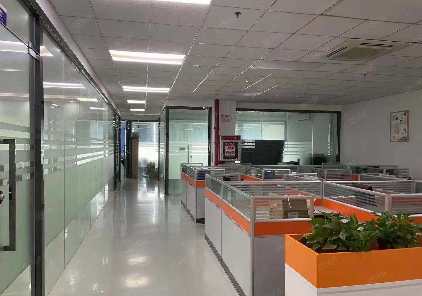 园区内办公楼新空出三楼350平米现成装修办公室出租！拎包入住