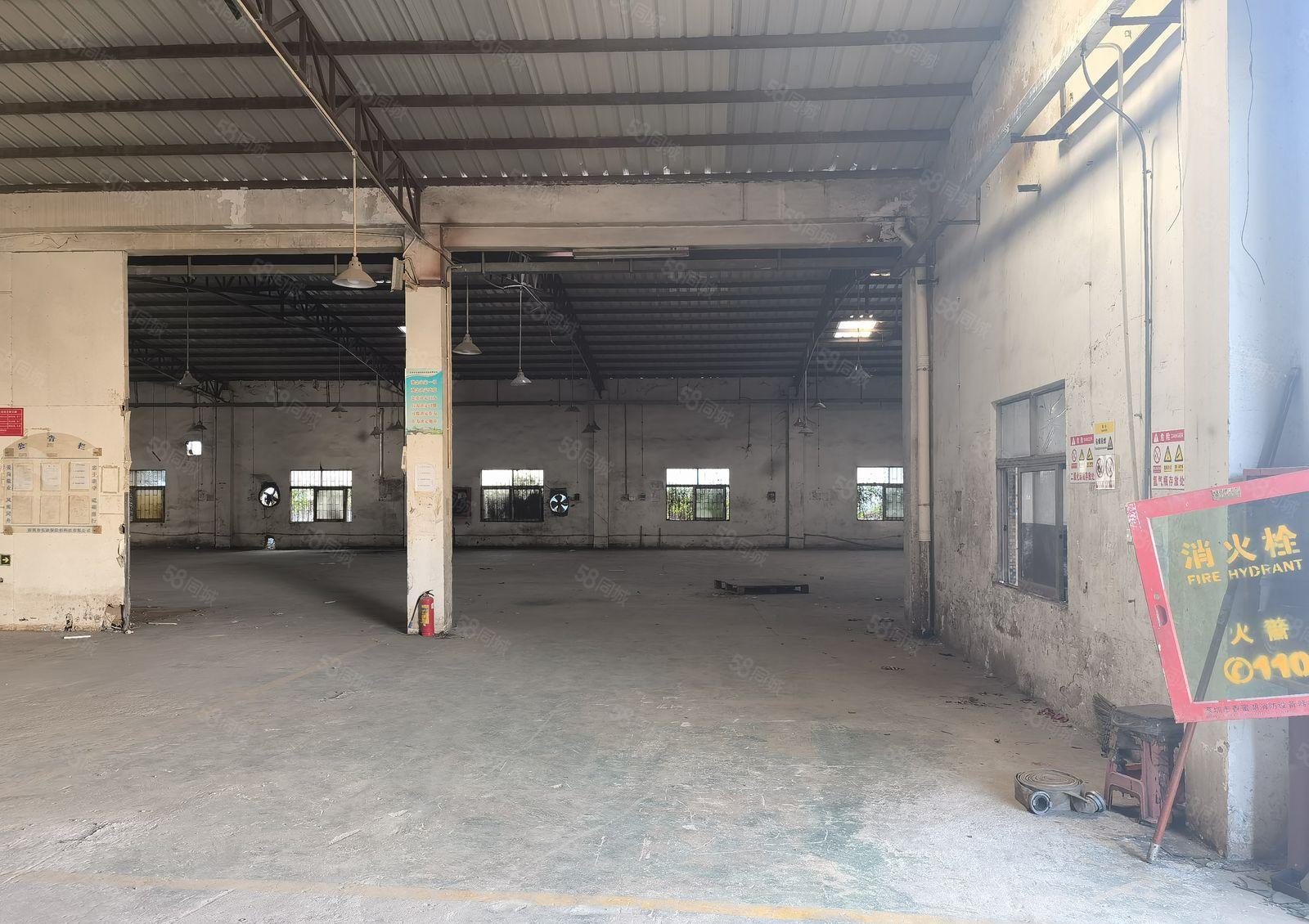 仲恺沥林1800平独院钢构厂房14元出租空地4000平免费用