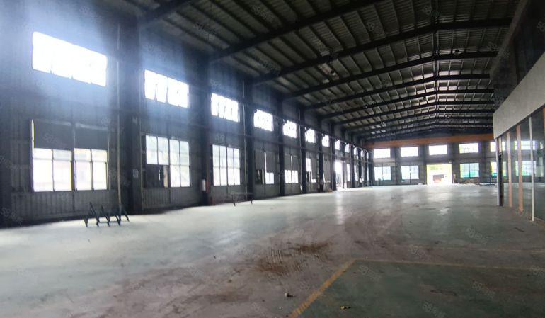 10元独门独院钢构厂房6000平硬化空地6000平滴水10米