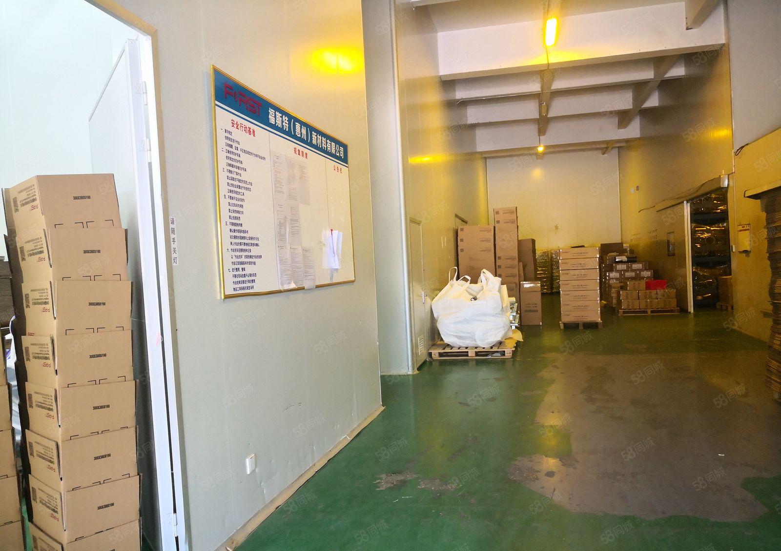 仲恺八路   工业园区标准厂房二楼1300平米出租，带装修~