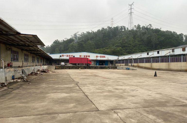 惠州市原房东独院钢结构带卸货平台15,800平方出租