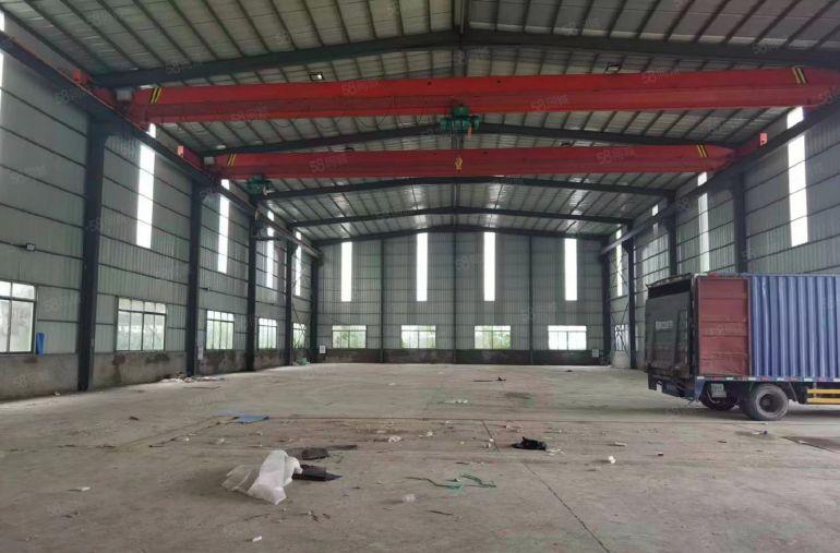 带现成行车仲恺惠环独门独院钢结构滴水11米1800平厂房出租