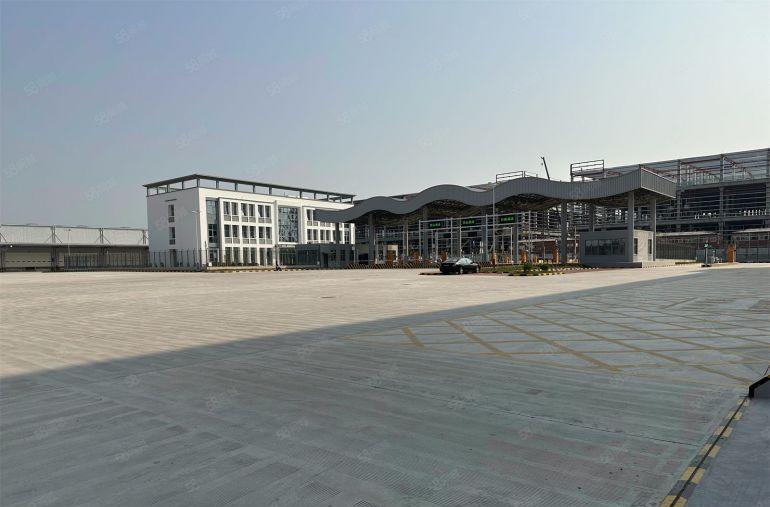 沥林高速口独院钢结构9米滴水带卸货平台可分租空地超大靠近东莞