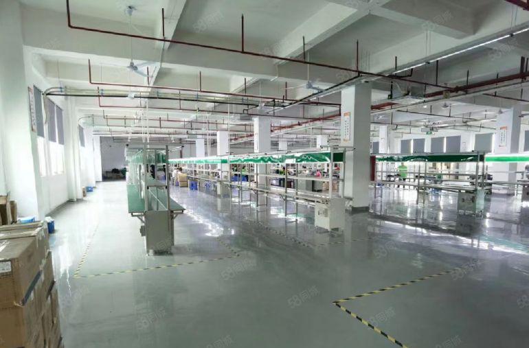 原房东厂房虎门镇怀德工业区新出二楼3100平米实际面积出租。