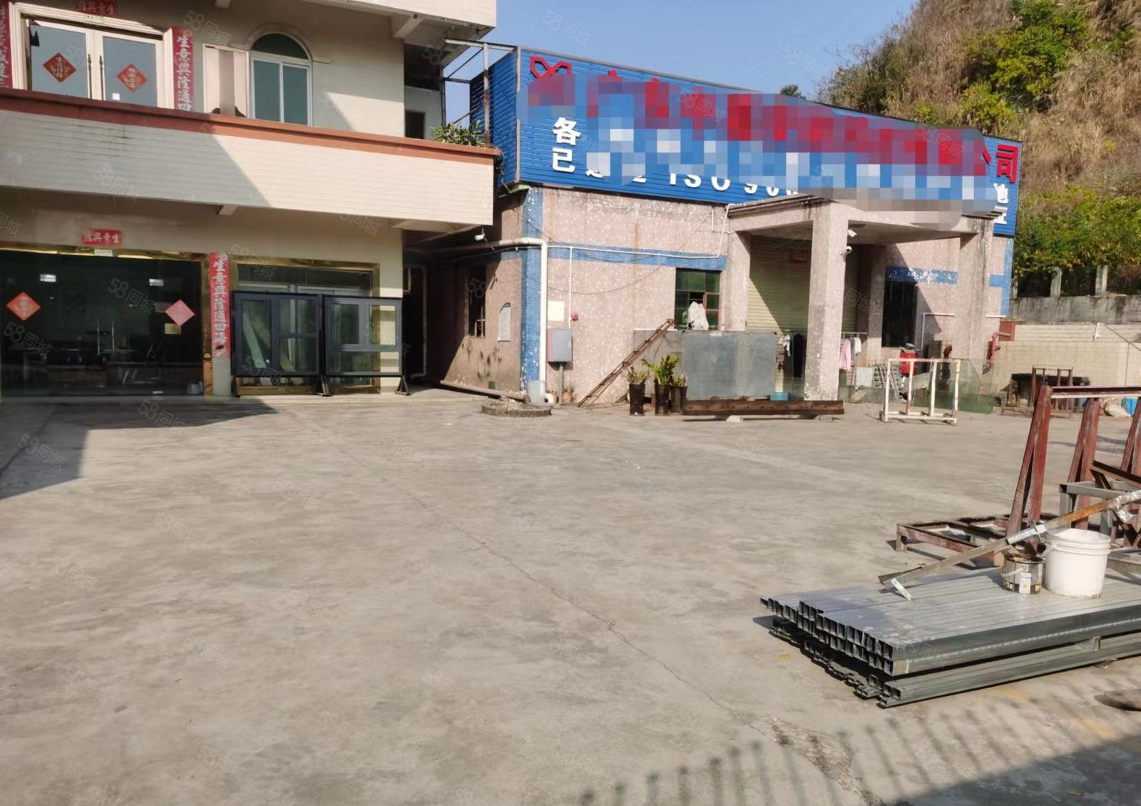 常平上坑单一层钢构独院厂房出租低价滴水8米2500平方无居民